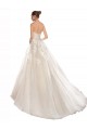 Vendedor de Sem alças Tule & Renda Sem Mangas Marfim & Champanhe Vestido de Noiva
