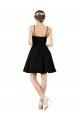 Vendedor de Cabeçada Cetim Sem Mangas Abrir de volta Marinha Negra Vestidos de Madrinha / Vestidos de Cocktail / Vestidos de Homecoming